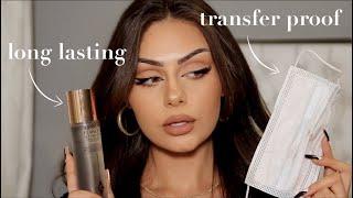 MASK PROOF MAKEUP TUTORIAL | Charlotte Tilbury Airbrush Flawless Setting Spray Review