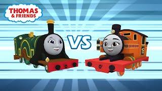 Thomas & Friends: Go Go Thomas - Emily Vs NIA, Percy, Kenji & Diesel