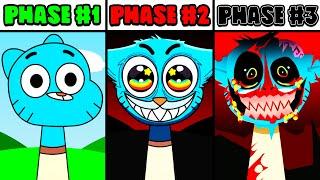 All Phases in New Incredibox Sprunki OC of Gumball: From Phase 1 to Phase 3!