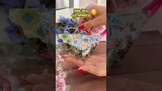 Una idea muy creativa para hacer bolsitos de dulces #tips #ideas #ideascreativas #cumpleaños