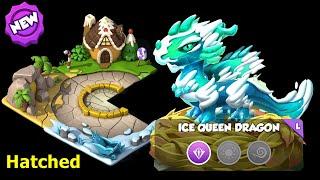 Hatched Legendary Ice Queen Dragon-Dragon Mania Legends | Dotm Ice Queen Dragon | DML