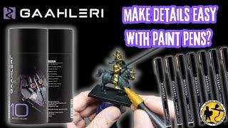 Hobby Tools | Gaaheri Metallic Acrylic Ink Colour Markers For Miniatures | Review