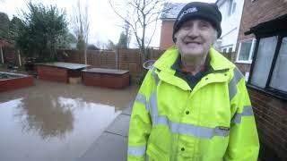 Storm Dennis: Overflowing stream floods 15 homes in Norton Canes