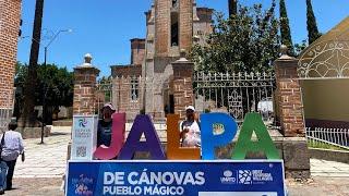 Pueblo mágico Jalpa de Cánovas , llegamos en plena Feria de la Nuez y el Membrillo.