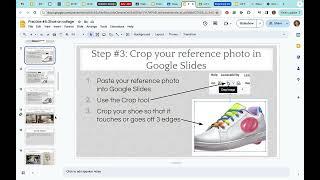 Gridding and Editing Shoe photo