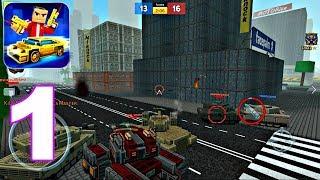 Block City Wars - Walkthrough Part 1, TANK CLASH, REVIEW TANK M26