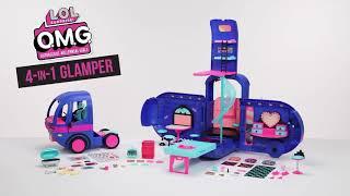 L.O.L. Surprise! O.M.G. 4-in-1 Glamper Fashion Camper with 55+ Surprises - Electric Blue