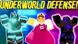 WE ATTEMPTED TO DO THE UNDERWORLD WAVE DEFENSES.. (ROBLOX DUNGEON QUEST)