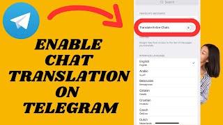 Enable Chat Translator On Telegram | Translate Messages On Telegram