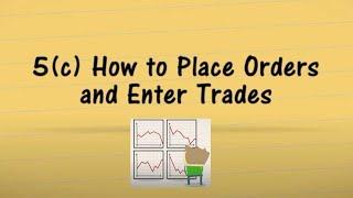 How to Place Orders and Enter Trades