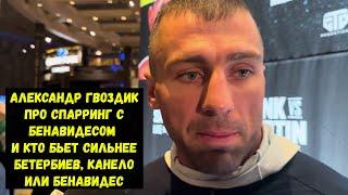 Александр Гвоздик про спарринг с Бенавидесом и кто бьет сильнее Бетербиев, Канело или Бенавидес