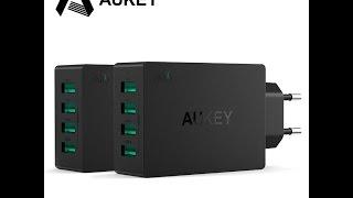 AUKEY  PA-U36  , зарядное устройство для дома  на  4 порта .