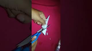 How to cutting snowflakes   #shorts