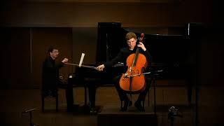 Shostakovich sonata for cello and piano in d minor op 40, Tchaikovsky  Pezzo Capriccioso