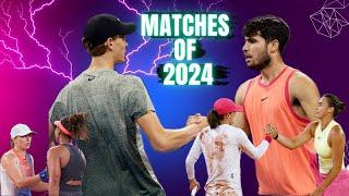 Matches of the year, narrowing down the shortlist, ft Swiatek, Sabalenka, Osaka, Alcaraz, Sinner etc