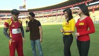 Akhil, Sunny Leone And Archana At Karbonn Kamaal Catch CCL