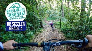 Chasing the Famous Single Speeder Down BB Sizzler Trail | Mangamahoe MTB, Taranaki