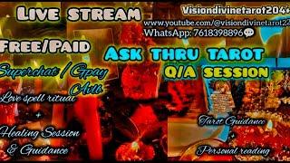 Free/Paid Visiondivinetarot204 LIVE STREAM ASK NOW If want Early/Urgent reading get it done paid🫶🪄