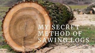 My Secret Method of Sawing Logs into workpieces for Wooden Barrels | Wooden barrel DIY