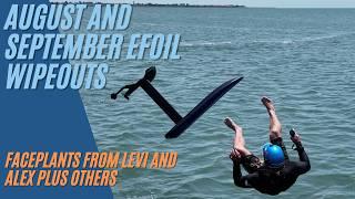 August & September efoil fails featuring Alex and Levi (mostly) 2024 fliteboard Wipeouts compilation