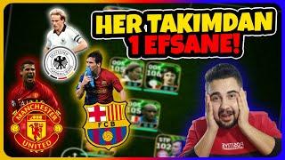 HER TAKIMDAN 1 EFSANE ALARAK KADRO KURDUM! KAZANAMAZSAM 3 EPİK SİLERİM! eFootball Mobile 2025