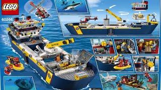 LEGO City 60266 Ocean Exploration Ship. Сборка Лего 60266