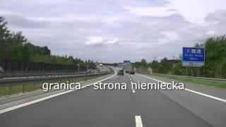 Autostrada A4, trasa Polska - Niemcy