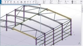 Portal frame demo 3 - cold rolled modelling