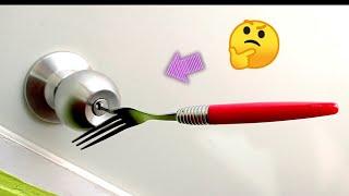OMG easy and effective trick to open the door of your house without a key!(2022 #shorts #youtube