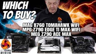 MSI INTEL Motherboards (2024) - Tomahawk, Edge and ACE!