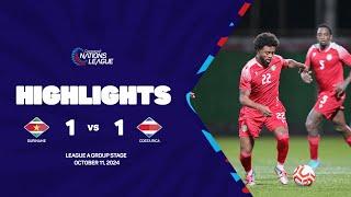 Suriname vs Costa Rica | 2024/25 Concacaf Nations League | Group Stage