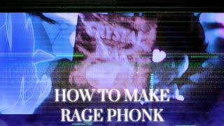 HOW TO MAKE RAGE PHONK (TUTORIAL FL Studio 21) FLP