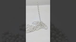 Bead Garland Christmas Decoration Plastic Hanging Ornament Craft Embellishments