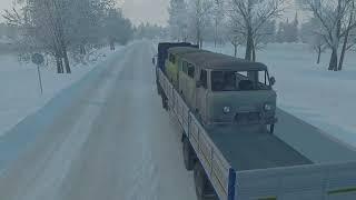 Euro Truck Simulator 2 везем на капиталку в бобруйск УАЗ-452 малотоннажный грузовой автомобиль