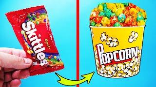 МОЖНО ЛИ ПОКРАСИТЬ ПОПКОРН Skittles? | КАК СДЕЛАТЬ ПОПКОРН | РЕЦЕПТ ПОПКОРНА | ОПЫТ И ЭКСПЕРИМЕНТ