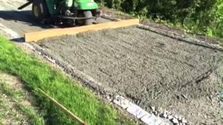 How to planing surface for paving John Deere 1200 A