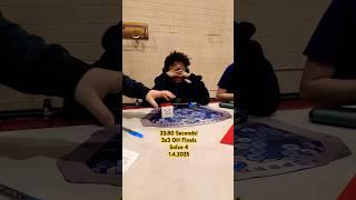 23.80 Seconds! BHB '25 - 3x3 OH Finals, S4 #cuber #fast #fyp #foryou #shorts #play #puzzle #fun