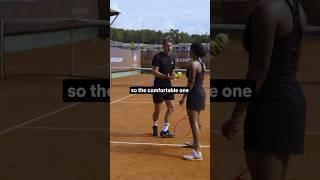 Every left-eye dominant player should know this tip for their backhand. #tennis #tenniscoach