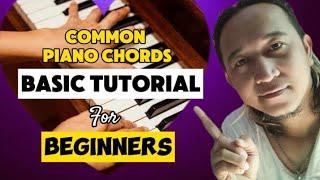 Part 1 | Basic Piano Chords for Beginners [Basic tutorial] Major Chords