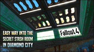 How to Get to the Secret Room in Diamond City the Super Easy Way  Fallout 4 Tips & Tricks