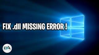 FIX ALL dll file missing error ! | FIX .dll ERROR [2018]