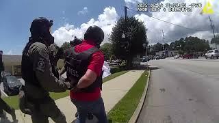 Body camera video shows Hispanic journalist arrested during Atlanta ICE protest