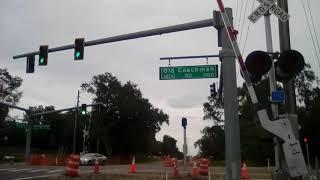 Intersection in the process of replacement.