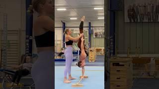 Übungen für den Handstand‍️ #turnen #übungen #handstand #tutorial #leistungsturnen #gymsisters