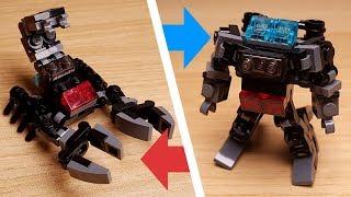 LEGO brick Scorpion transformer robot tutorial Dark Stinger #LEGO #Scorponok #レゴ変形ロボ #レゴアイデア #레고변신로봇