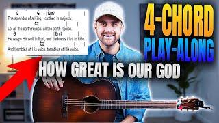 How Great is Our God  || 4-Chord Play-Along with Chords, Lyrics, and Strumming!