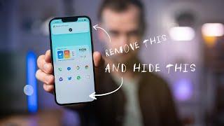 Remove Shortcut Banners and Hide the Dock on iOS 16!