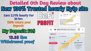 Defiprofit .ltd | Best hourly paying HYIP Investment site. Earn 130% for 35hrs 13$ proof #hyipsdaily