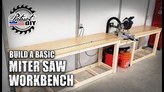 Basic Miter Saw Workbench / Miter Station PART 1