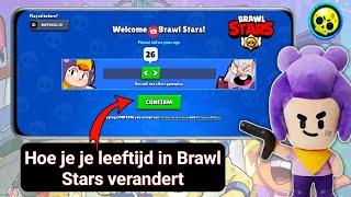 Hoe je de leeftijd in Brawl Stars kunt VERANDEREN Volledige tutorial 2024